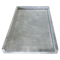 SiC Hearth Plate 11-1/2" wide with Curb C1228 C122012