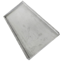 C-1632 Hearth plate w/curb SiC (1 piece) 15-5/8" wide