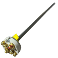 15" Thermocouple Type "K" 3/8 in Dia. w/Din Block End