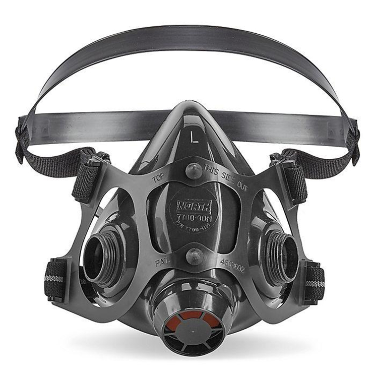 North 7700 Series Silicon Half Mask Respirator - Size Large - Image 2