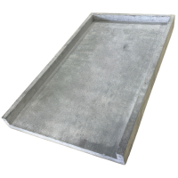 SiC Hearth Plate 11-3/4" wide with Curb C1228 C122012