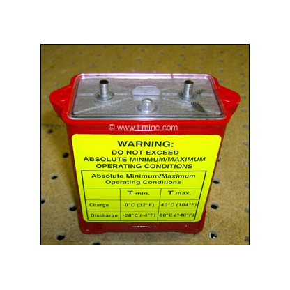 NOS Lithium Battery for Li-16 Koehler Cap Lamp (expired)