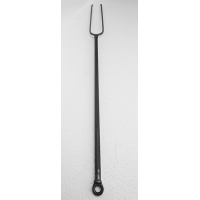 58" Heavy Duty Multiple Crucible Charging Fork - 1 x 6 (30-40 gram)