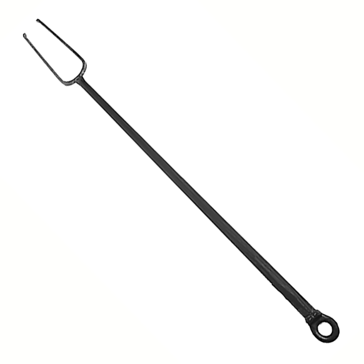 1 x 6 - Heavy Duty 58" Multiple Crucible Charging Fork - 30g-40g