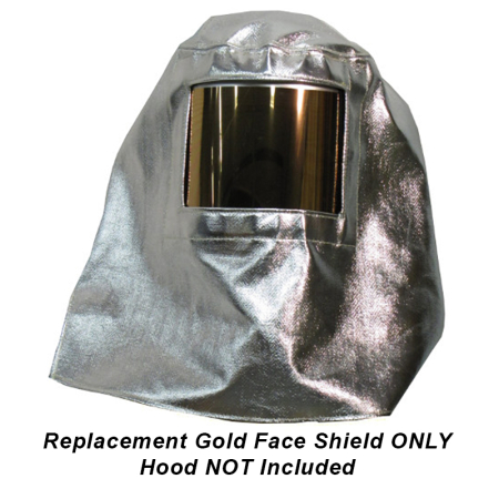 Replacement Gold Face Shield for Aluminized Hood # 19373G