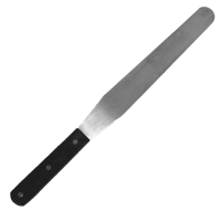 13" Spatula with Stainless Steel 8" x 1-1/4" Blade -  Wood Handle