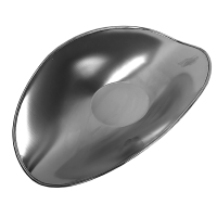 Stainless Steel Handling Weighing Scoop - 17.2" x 11" x 3.4" - Flat Bottom