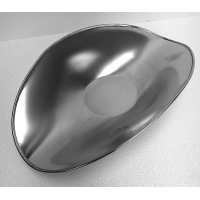 Stainless Steel Handling Weighing Scoop - 17.2" x 11" x 3.4" - Flat Bottom