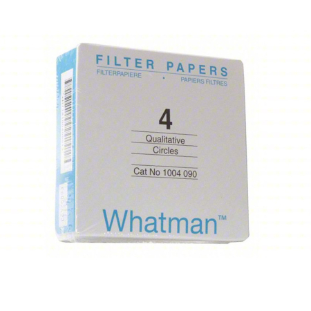 12.5cm Grade 4 Filter Paper - Box 100