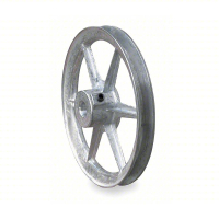 V-Belt Pulley for Variable Speed Roll Drive - 7" OD 1/2" Bore
