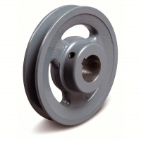 Lower Pulley for Counter Top Roll Drive (2x Speed) - 4.95" OD 3/4" Bore