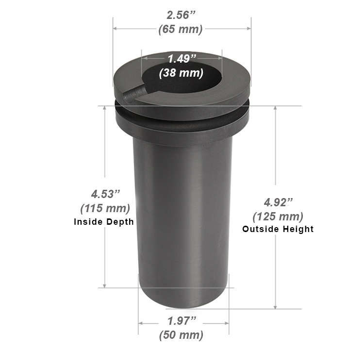 1kg Graphite Melting Crucible