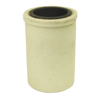 12kg Graphite Melting Crucible (CEIA F12) with Ceramic Shell