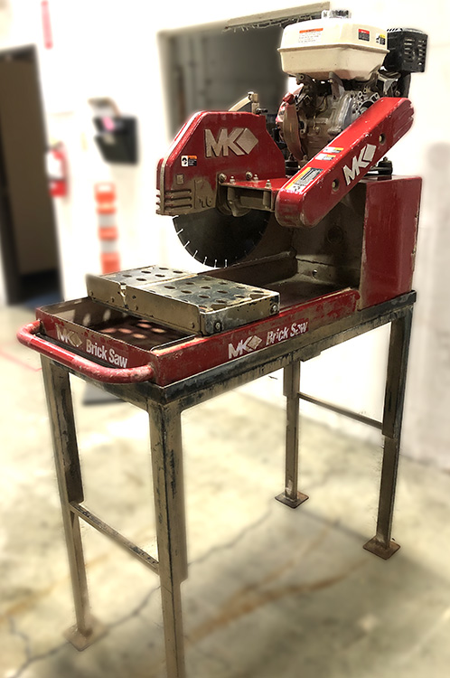 Used MK-1280G 16" 8.4hp Gas Wet Cut Core Saw (Honda GX270) with Stand - Image 2