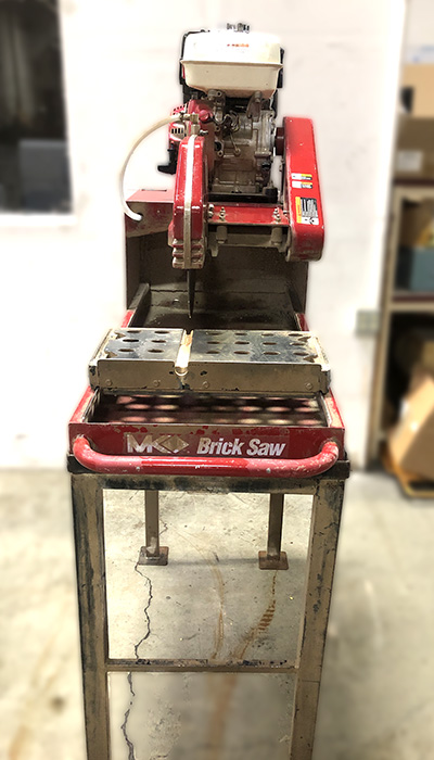 Used MK-1280G 16" 8.4hp Gas Wet Cut Core Saw (Honda GX270) with Stand - Image 3