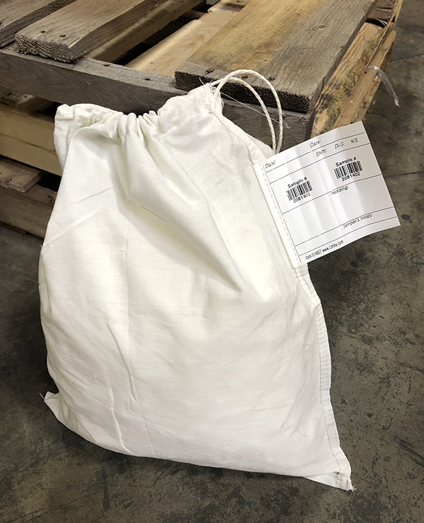 15" x 19" Legend Heavy Duty Cloth Bag (3 Part Barcode Tag) Bundle of 100
