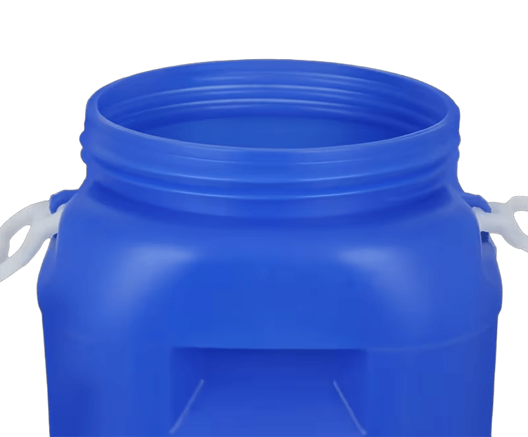 7.93 Gallon (30 L) Plastic Drum for Leach Tests, Blending & Mixing - Image 3