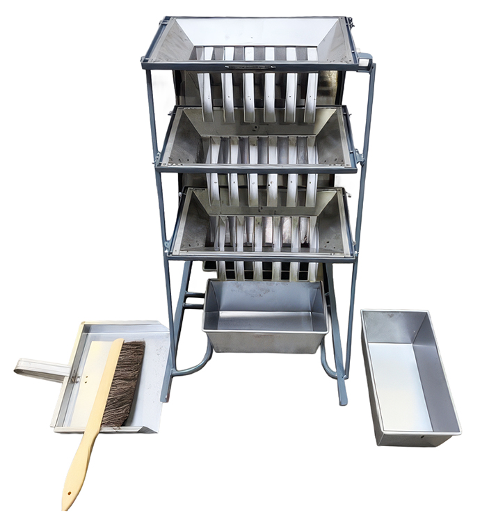 Three Tier Jones Splitter- 3/4" Riffles