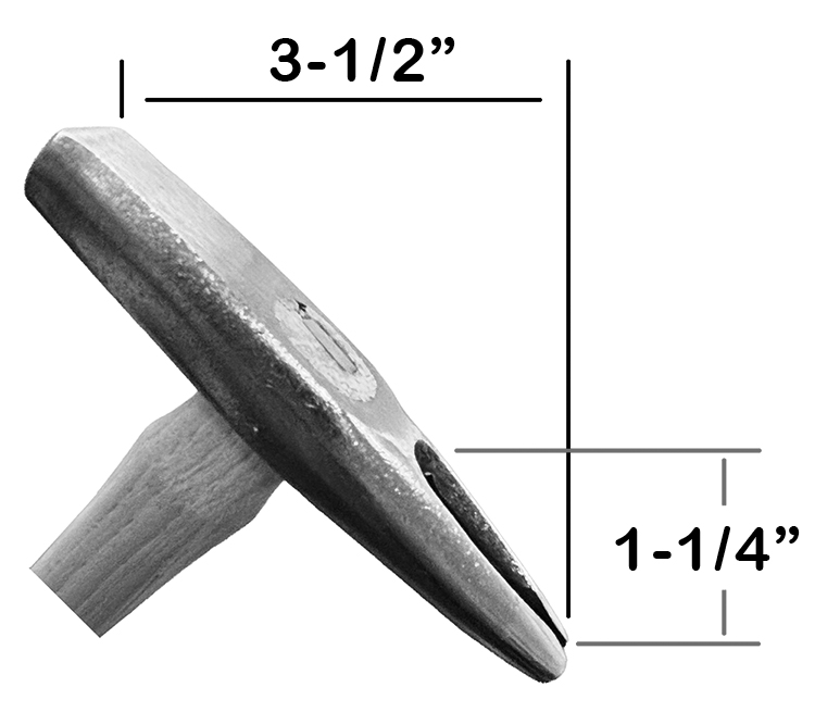 4 oz Slagging / Button Hammer - Magnetic - Image 5