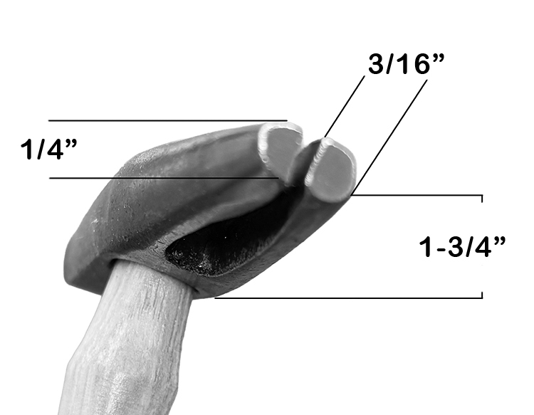 4 oz Slagging / Button Hammer - Magnetic - Image 4