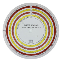 Individual Dial Faces for Marcy Pulp Density Scale (Numbers 1 - 12)