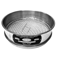 8"-FH-SS-SS-US-#4-SIEVE (5189) TM4 ** USED **