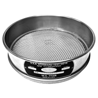 8"-FH-SS-SS-US-#10-SIEVE (5194) TM9 ** USED **