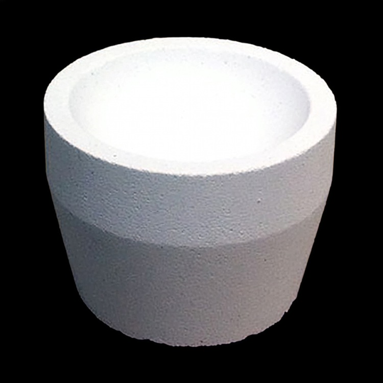 DFC #9 (2") Tapered Bone Ash Cupel - Pack of 8 - Image 3