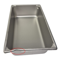 Stainless Steel Pan - 20" x 12" x 6" - NEW - Dented in Shipping