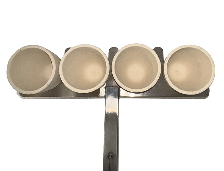48" Flat Plate Crucible Charging Tong 4 x 1 (30-40-45 gram) - Image 4