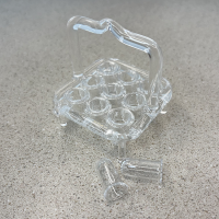 9 Place (3 x 3) Quartz Parting Basket - QBR-9