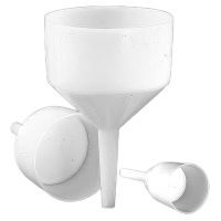 430 ml Buchner One Piece HDPE Funnel - 104 mm plate
