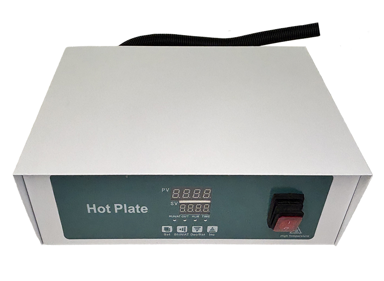 12" x 12" Aluminum Top Hotplate - 6ft Corded External Control Box 120v 60Hz 1Ph - Image 2
