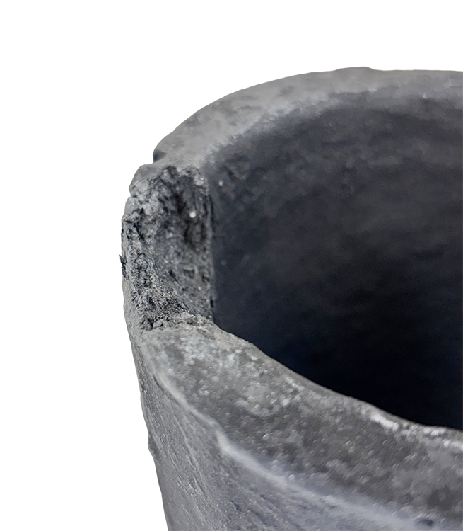 #6 Budget Graphite Crucible NOS - Damage to Lip - Image 2