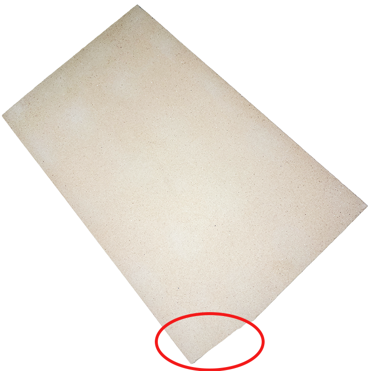 18" x 11" x 5/8" Hearth Plate Cress C1228 C122012 - Chipped Corner