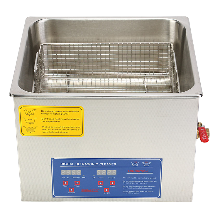 220v - 15 L Digital Ultrasonic Cleaner with Heater & Timer (13″ × 11.8″ × 5.9″) - Image 5