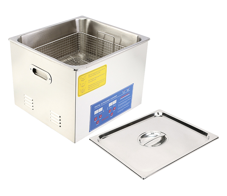 220v - 15 L Digital Ultrasonic Cleaner with Heater & Timer (13″ × 11.8″ × 5.9″) - Image 4