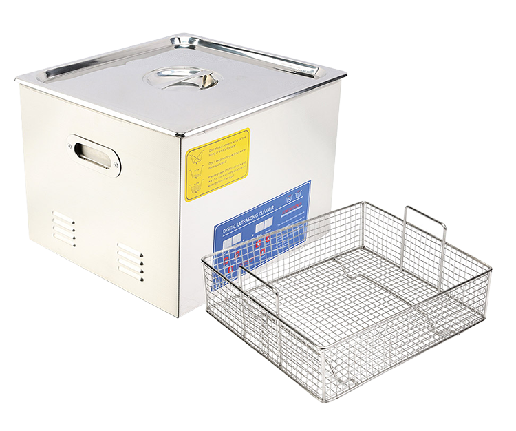 220v - 15 L Digital Ultrasonic Cleaner with Heater & Timer (13″ × 11.8″ × 5.9″)