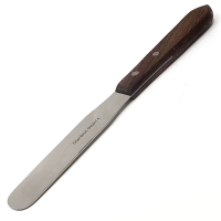 8" Stainless Steel Spatula (4" Blade) with 4" Wooden Handle